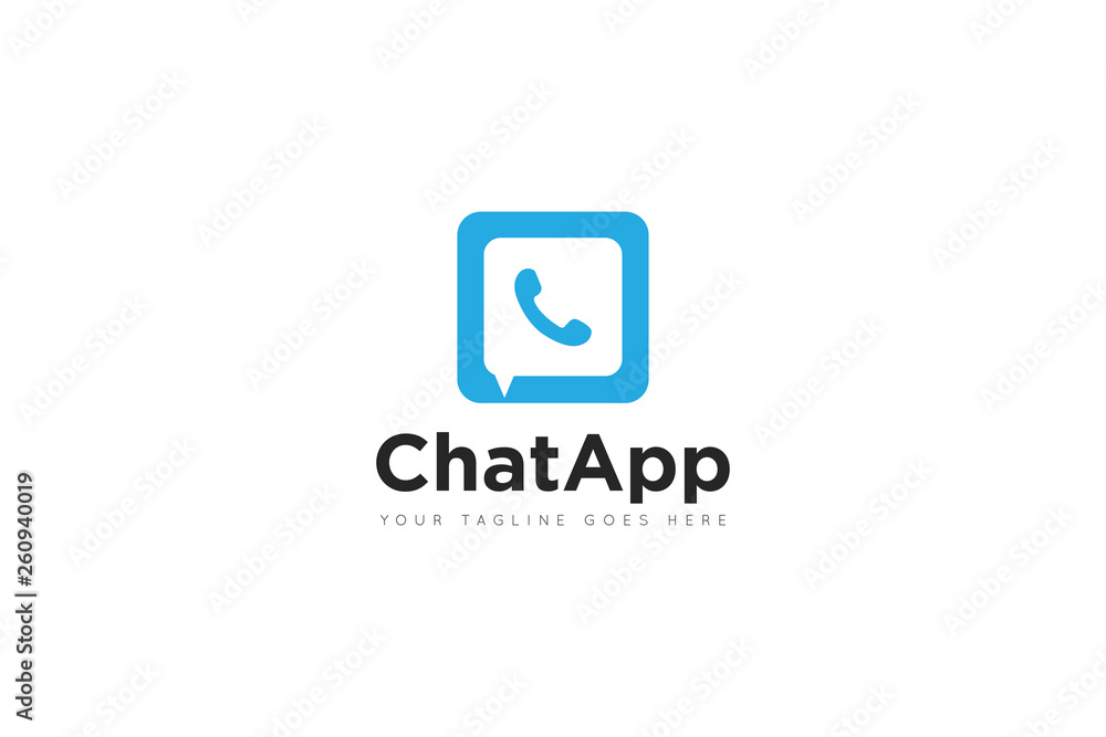chat logo and icon vector illustration design Template chat logo and icon vector illustration design Template