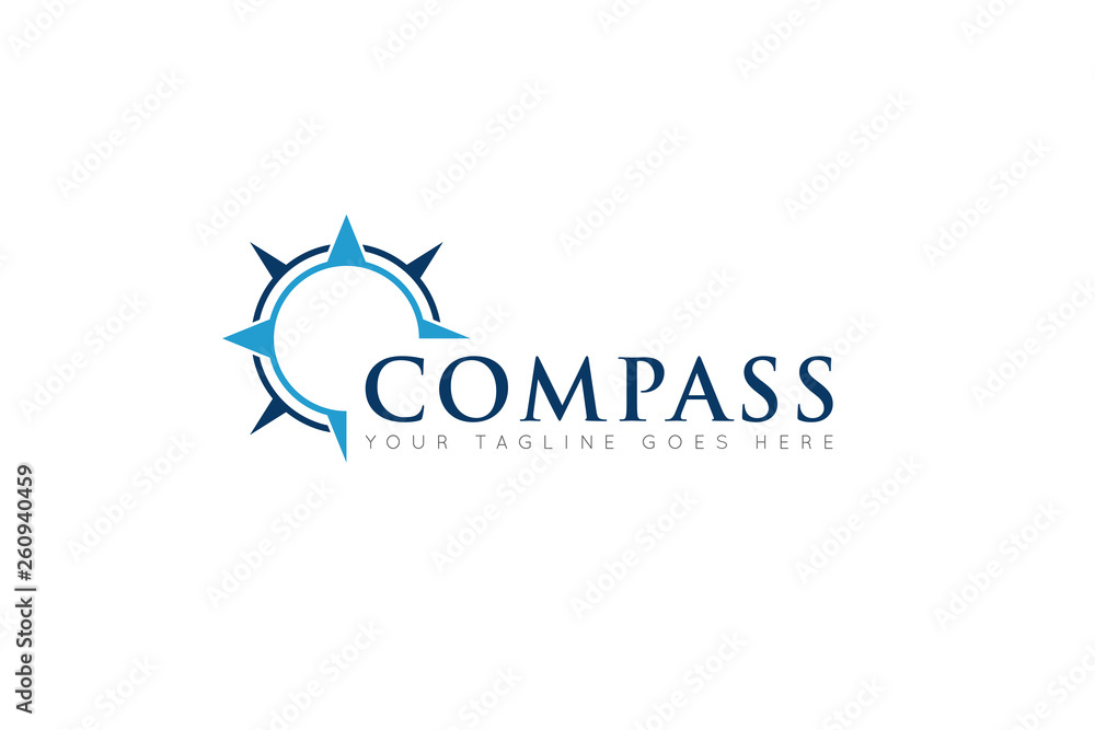compass logo and icon vector illustration design template Stock Vector ...