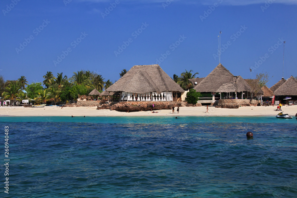 Fototapeta premium Nungwi Beach, Zanzibar, Tanzania, Indian ocean