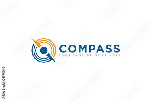 compass logo and icon vector illustration design template