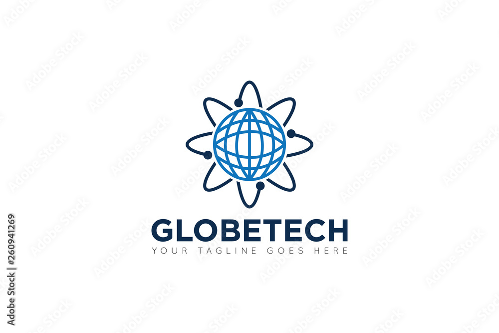 globe logo and icon vector illustration design Template globe logo and icon vector illustration design Template