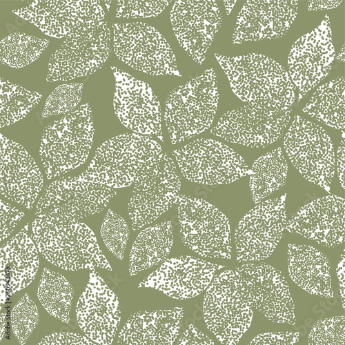 Grunge floral vector seamless pattern. White lacy amaryllis flowers on light green background. Template for textile, wallpaper, print, carton, banner, ceramic tile.