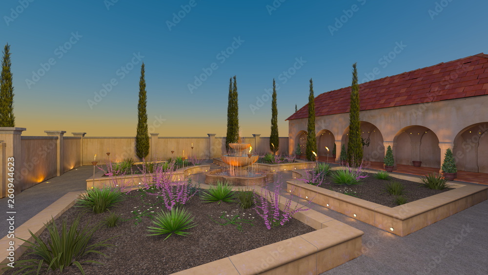 Fototapeta premium 風景式庭園