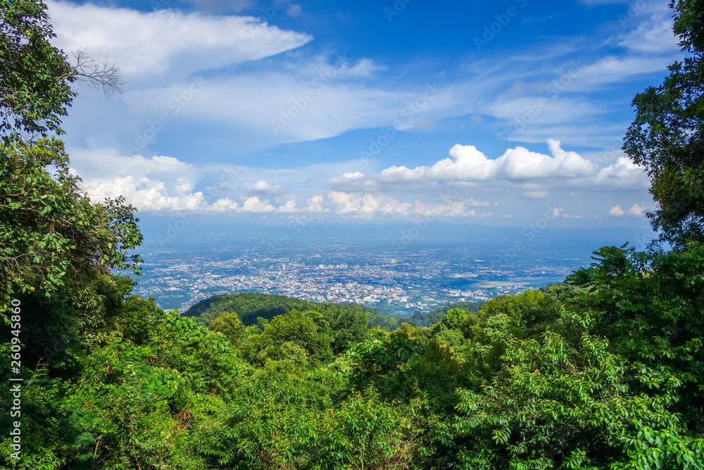 Chiang Mai, mountains and jungle landscape, Thailand