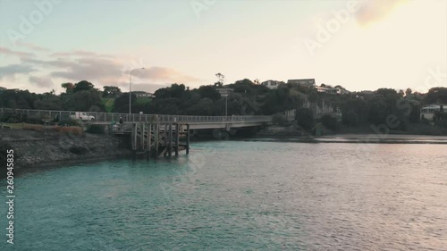 Wallpaper Mural Cliff Jumping at Orewa Beach in New Zealand Torontodigital.ca