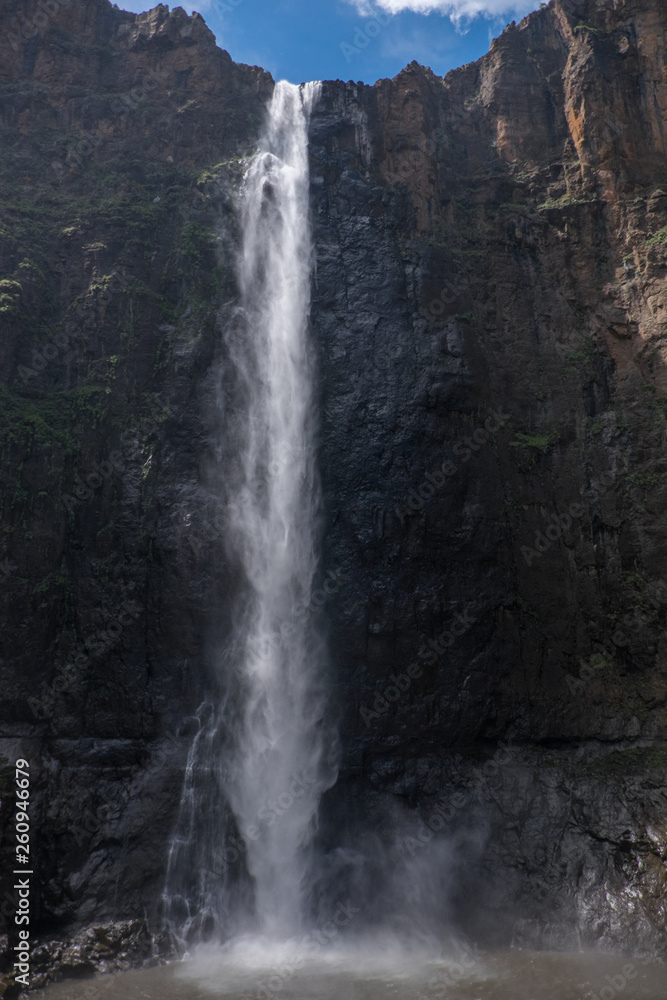 Maletsunyane waterfall in in Semonkong, Lesotho, Southern Africa