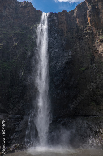 Maletsunyane waterfall in in Semonkong  Lesotho  Southern Africa