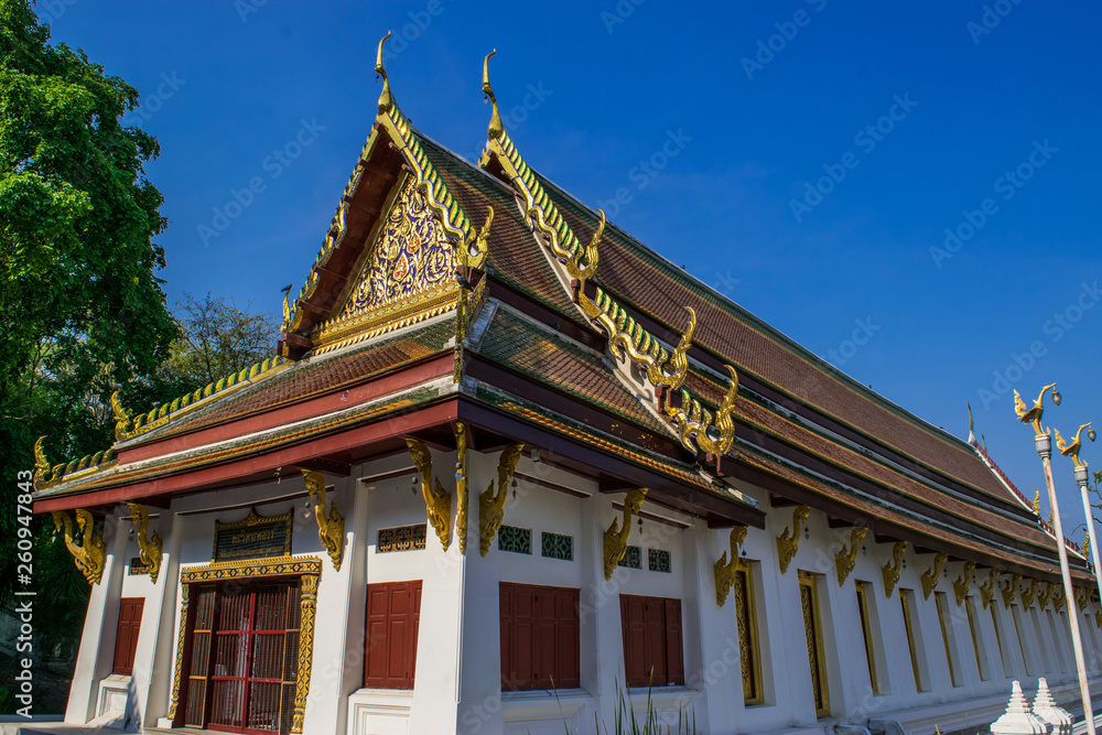Fototapeta premium Landscape of Phra Phutthabat temple, Thailand.