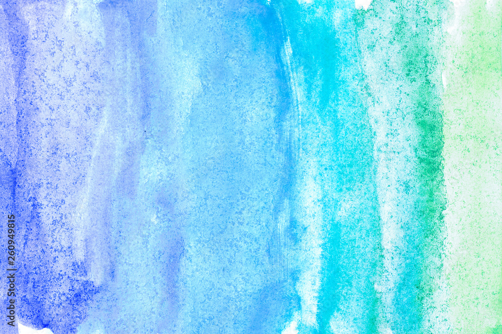 Fototapeta premium Abstract watercolor art hand paint on white background. Watercolor background