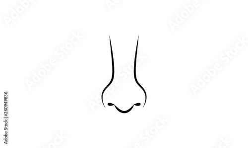 Nose symbol face part breathe human snuff