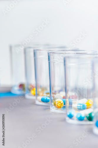 Pills in a Disposable Plastic Cup