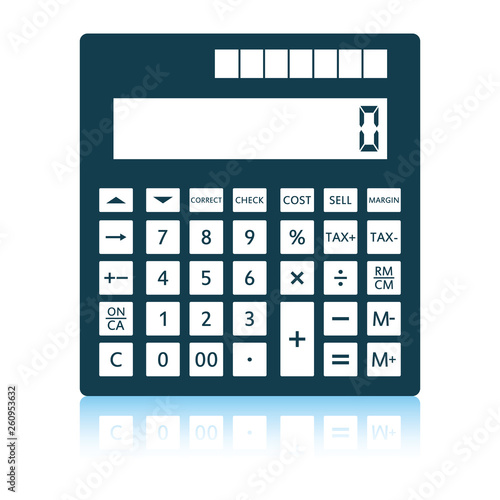 Statistical calculator icon