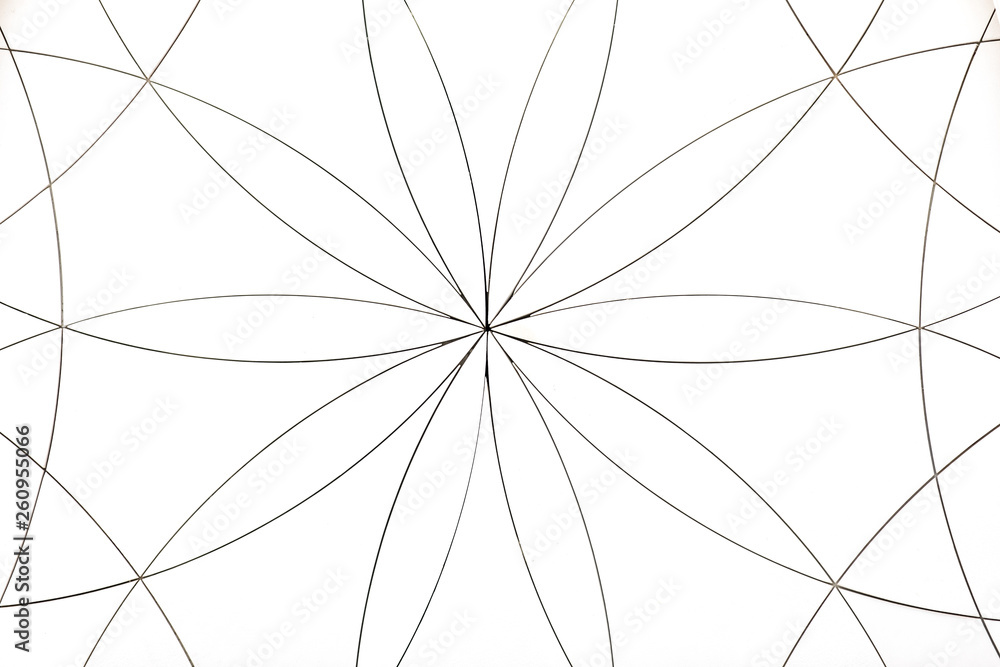 Obraz premium seamless mosaic white tiled arabic pattern