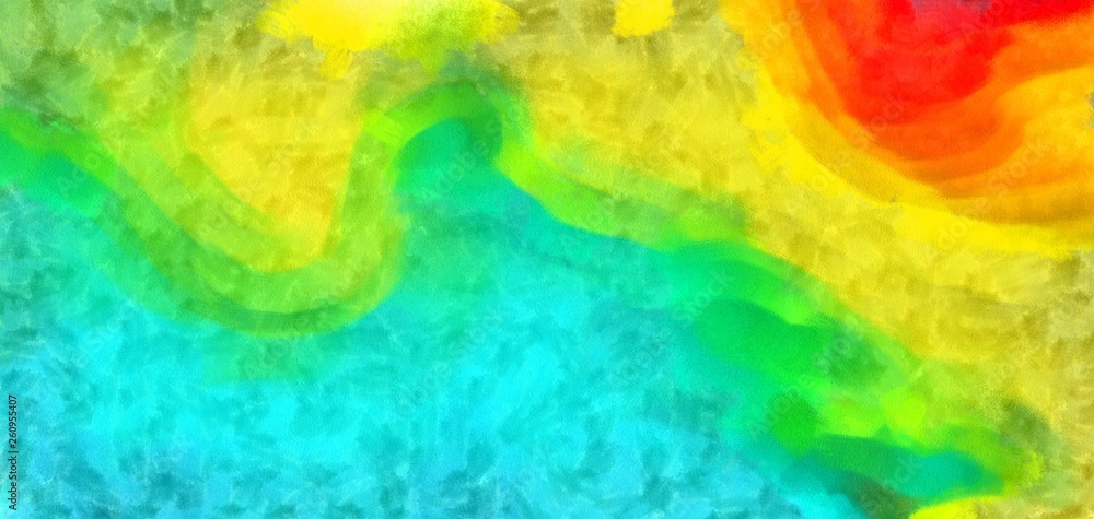 Obraz premium Abstract watercolor multicolor background. Bright and colorful artistic pattern. Elegant texture backdrop. Fashion beautiful modern element of design template