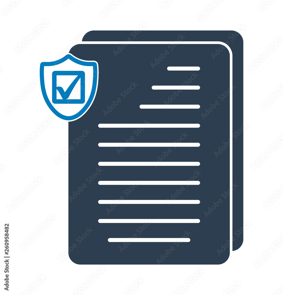 Insurance icon. Flat style vector EPS. Insurance icon. Flat style vector EPS.