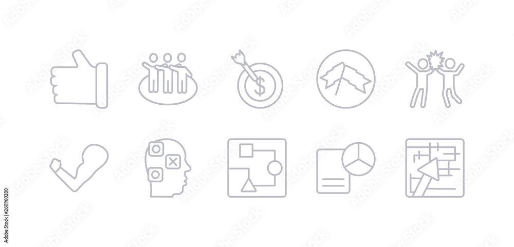 simple gray 10 vector icons set such as strategy in a labyrinth, strategy management, strategy sketch, thought, strength, success, success flag. editable vector icon pack simple gray 10 vector icons set such as strategy in a labyrinth, strategy management, strategy sketch, thought, strength, success, success flag. editable vector icon pack
