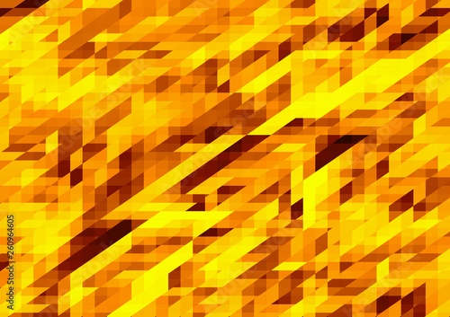 abstract polygon images_yellow
