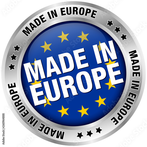 Button "Made in Europe" Rund