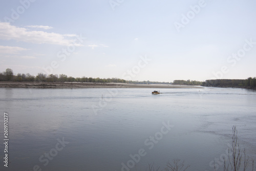 fiume Po tra Marcaria e Borgoforte Mantova Italia photo