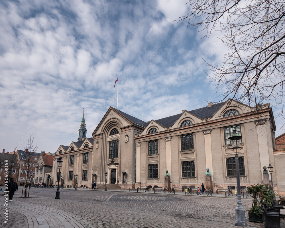 Copenhagen University central part in Denmark