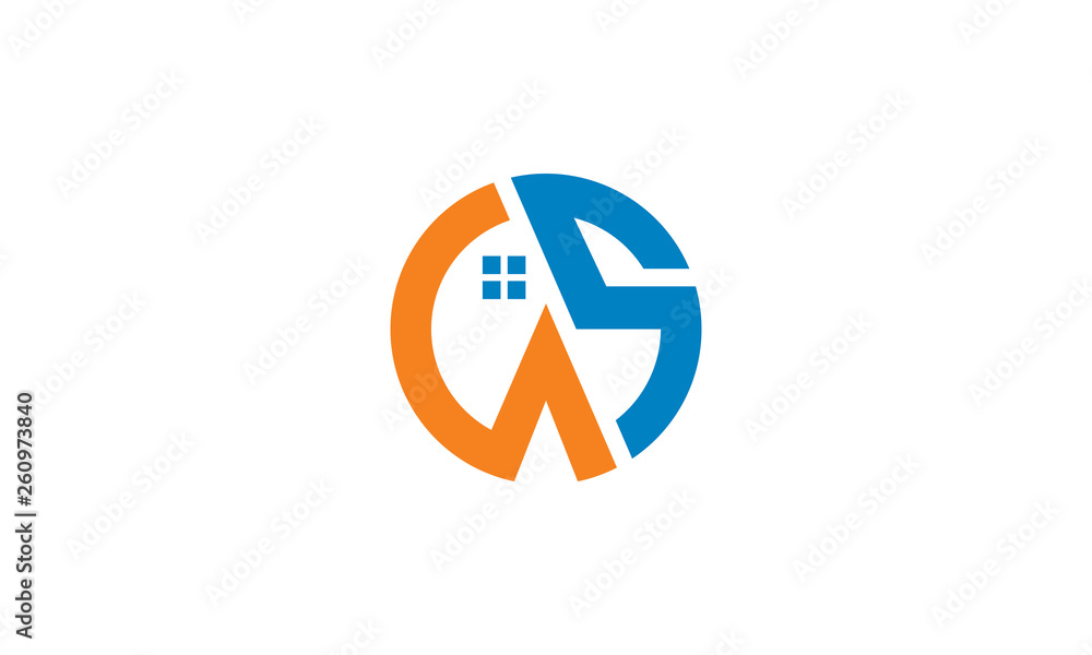 Abstract WS and home vector Abstract WS and home vector
