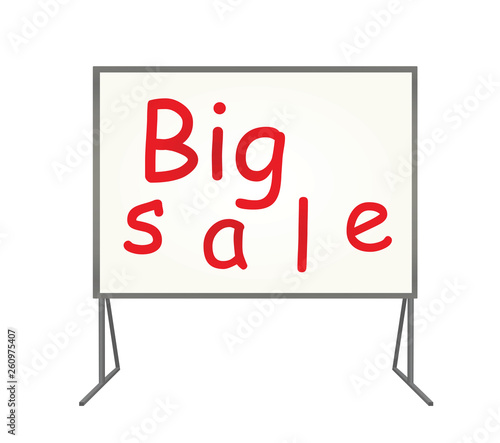 Wallpaper Mural Front screen notice big sale. vector illustration Torontodigital.ca