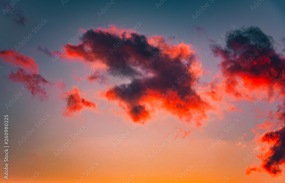 Sky in sunset and sunrise Sky in sunset and sunrise
