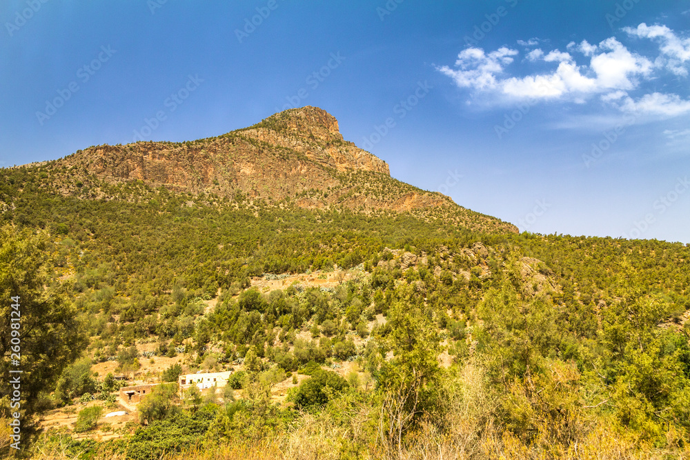 Landscape of the Beni Snassen Mountains in northeast Morocco, Africa. Landscape of the Beni Snassen Mountains in northeast Morocco, Africa.