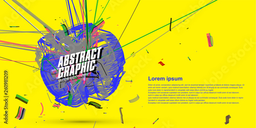 Irregular shape consisting of an abstract background.