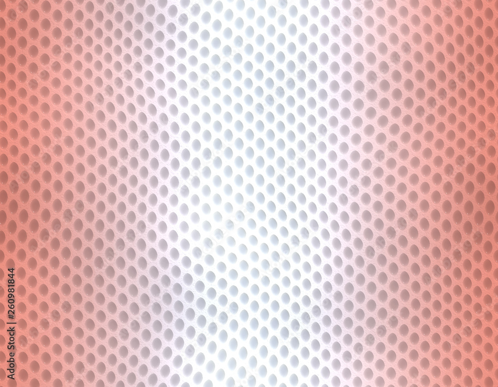 Obraz premium Pink and white gradient snake skin pattern, bubble scale