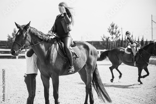 Horse riding and equestrian training