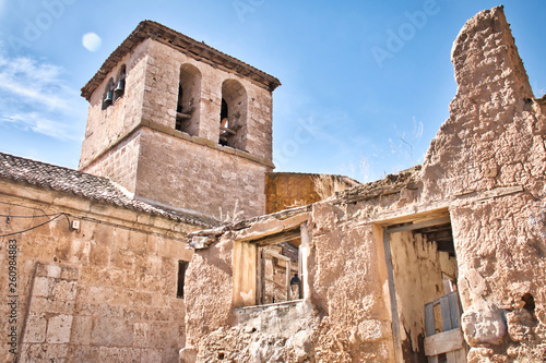 Church of San Esteban is located in Roa de Duero  a historical village of the province of Burgos  in Castilla y Leon  Spain