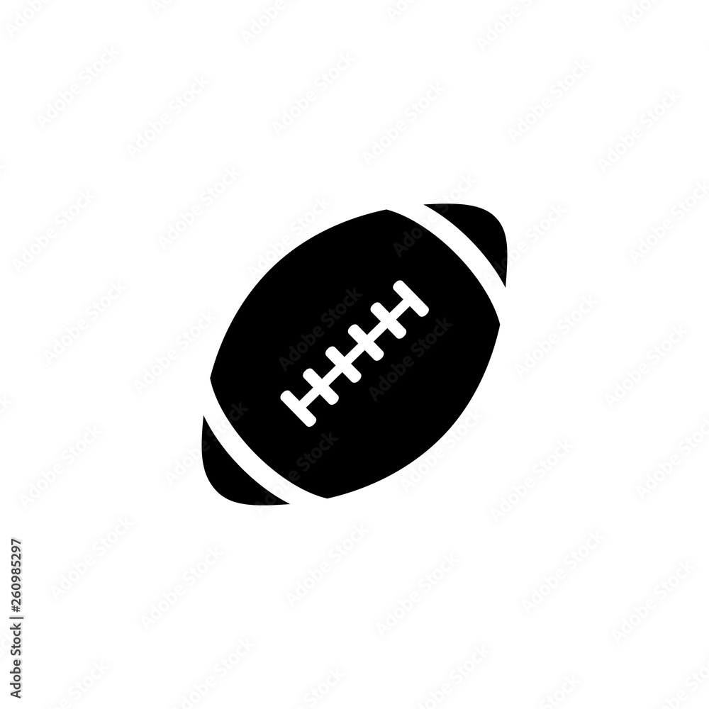 American football icon. Vector