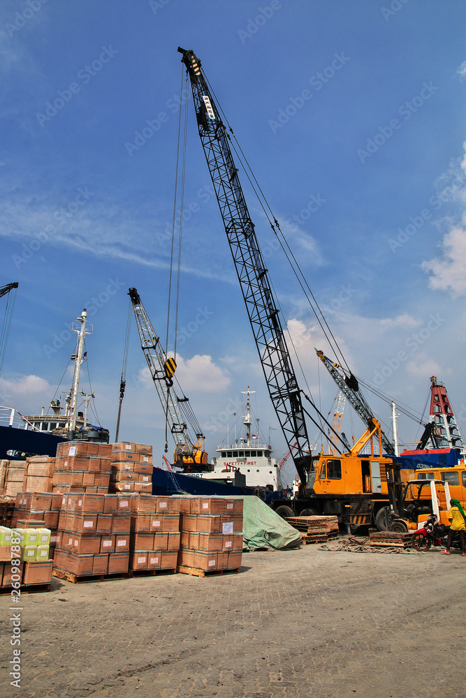 port, Jakarta, Indonesia