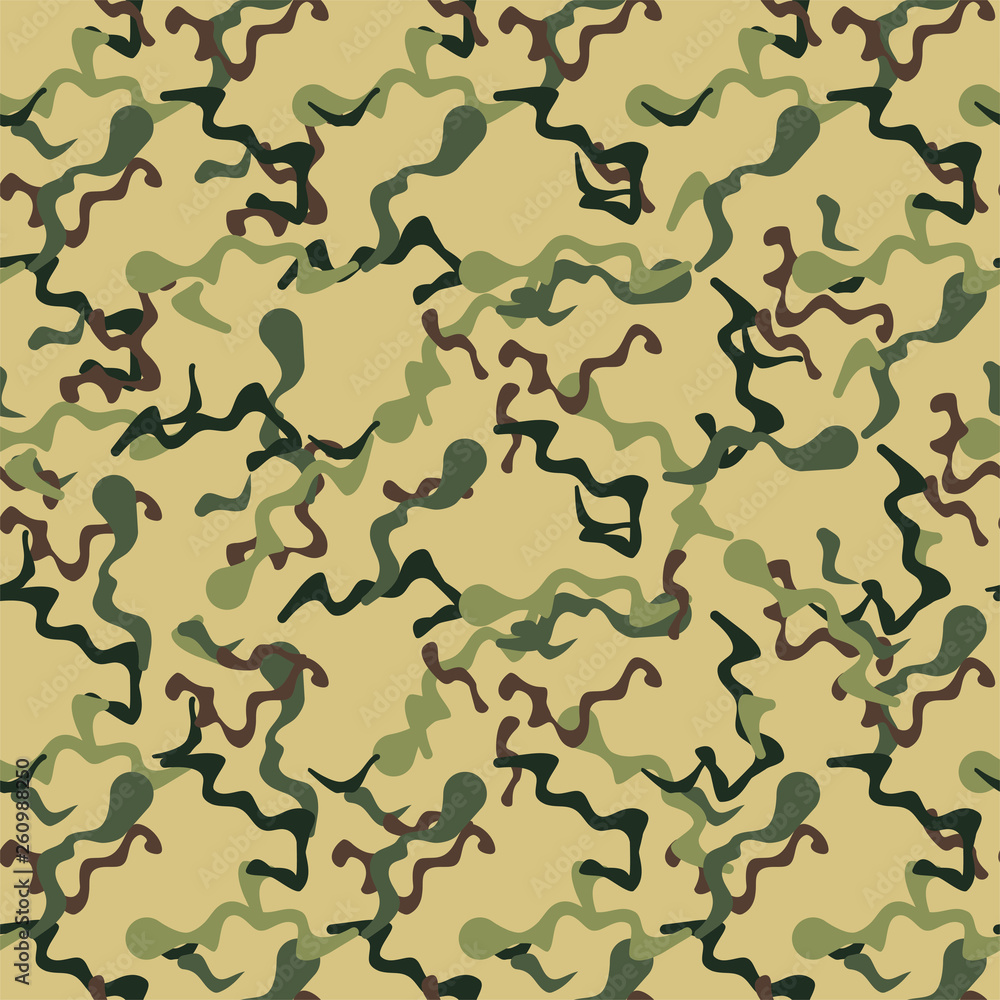 Camouflage Seamless Pattern, Clothing Camouflage Camouflage Seamless Pattern, Clothing Camouflage