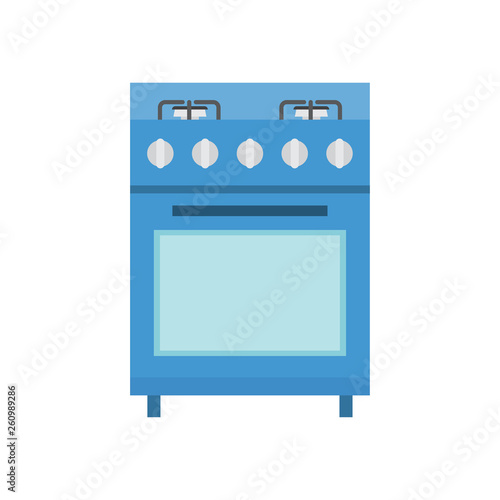 Kitchen domestic gas oven icon