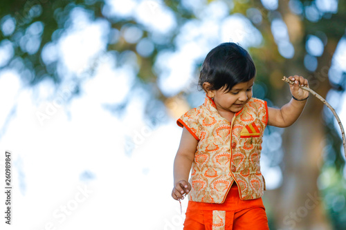 Indian child on traditional Wear
