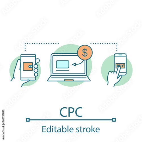 CPC concept icon