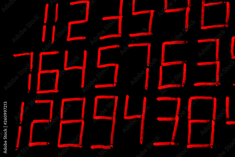 Background of numbers. from zero to nine. Numbers texture. Currency symbols. Numerology. Mathematical equations and formulas Background of numbers. from zero to nine. Numbers texture. Currency symbols. Numerology. Mathematical equations and formulas