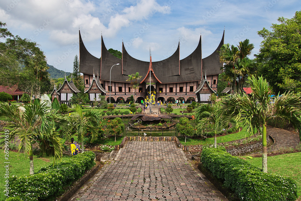 temple, Sumatra, Indonesia