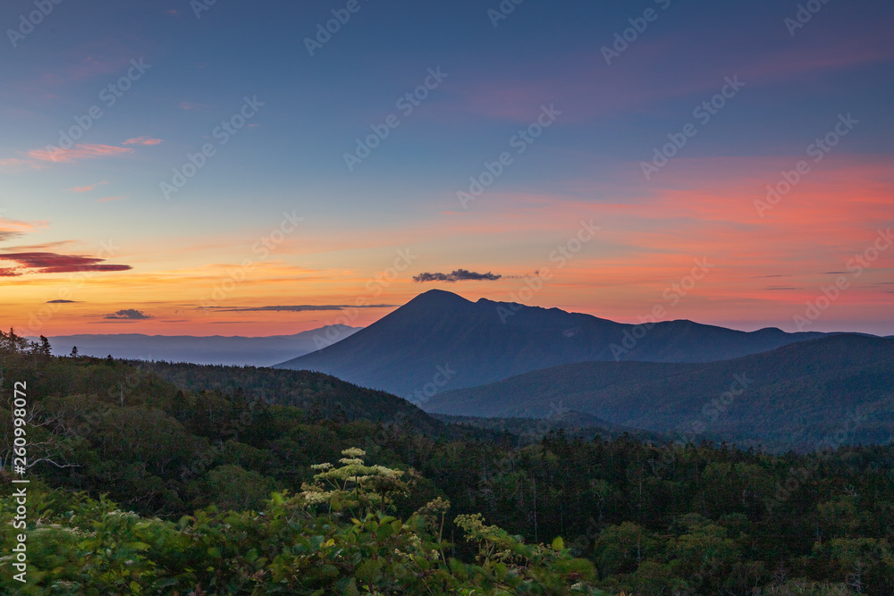 Obraz premium The early morning of summer Hachimantai