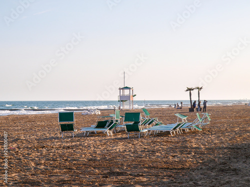 Jesolo beach with tourist © Mor65_Mauro Piccardi