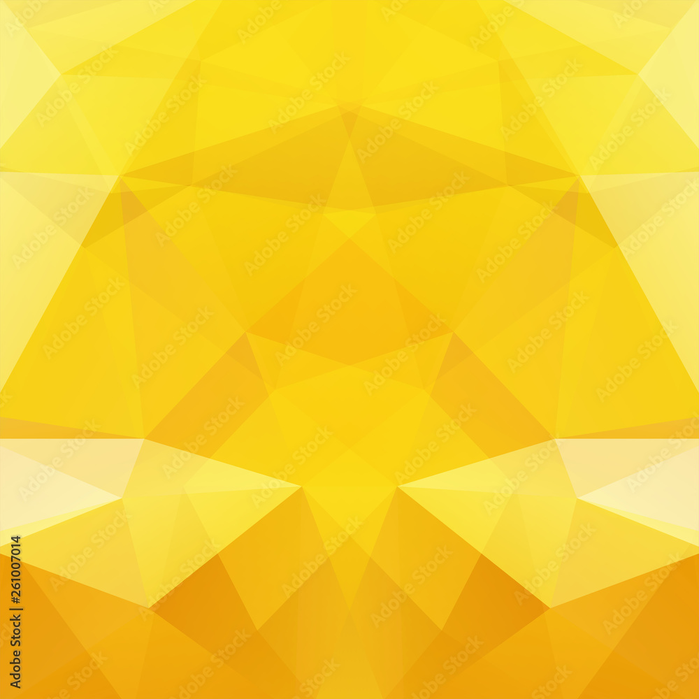 Background made of yellow triangles. Square composition with geometric shapes. Eps 10 Background made of yellow triangles. Square composition with geometric shapes. Eps 10