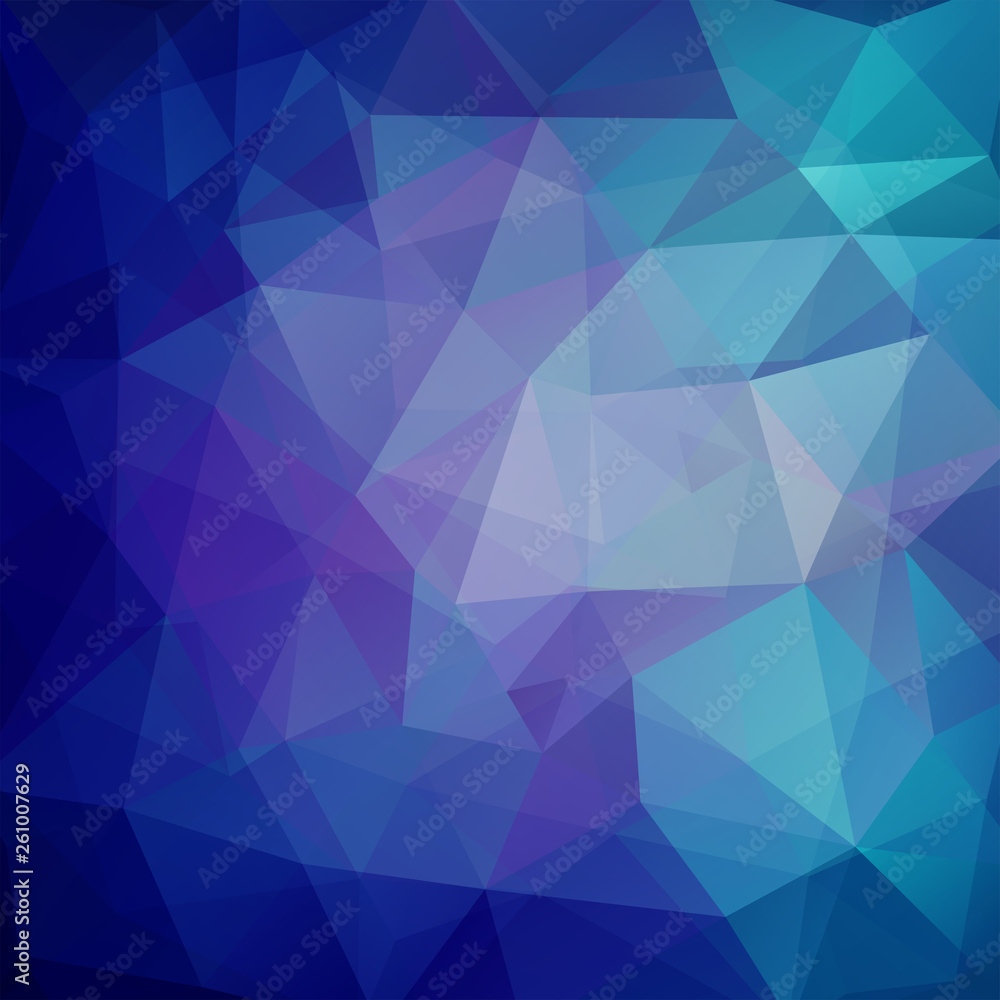 Background of geometric shapes. Blue mosaic pattern. Vector EPS 10. Vector illustration Background of geometric shapes. Blue mosaic pattern. Vector EPS 10. Vector illustration