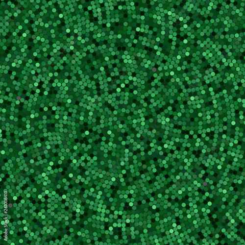 Simple background consisting of small green circles, vector illustration