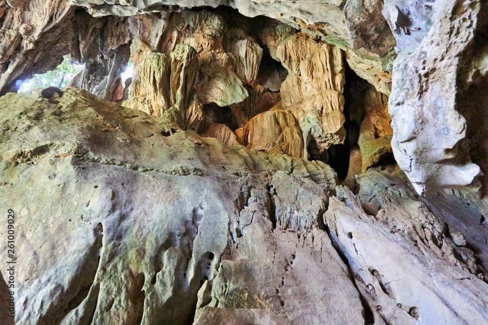 Naklejka premium cave with rocks at Vang Vieng , Loas