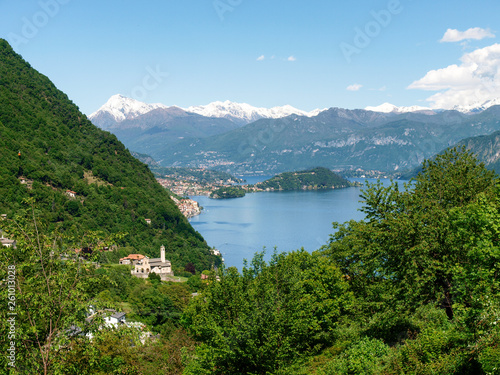 View of Lake Como and Comacina Island