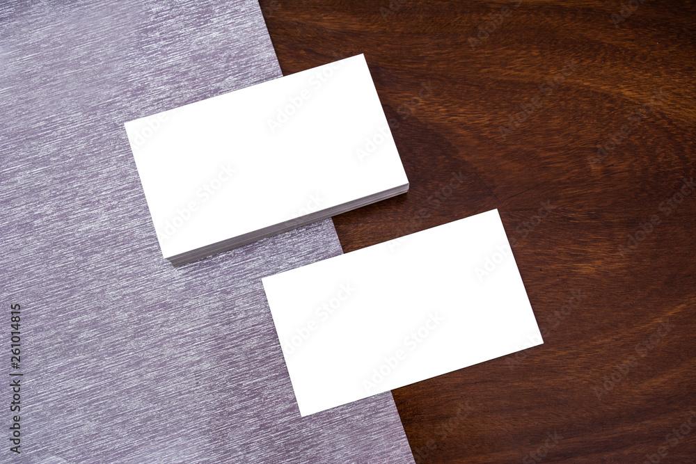 blank business card on wooden background for mockup blank business card on wooden background for mockup