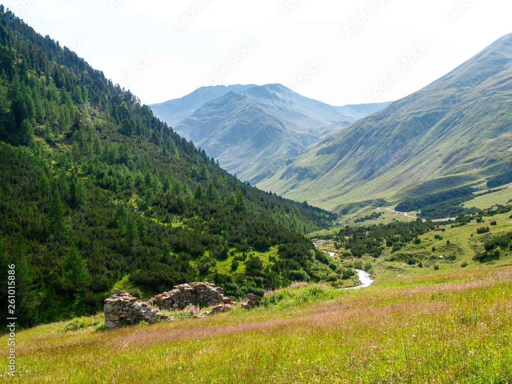 Fototapeta premium Mountain landscape of Val Federia