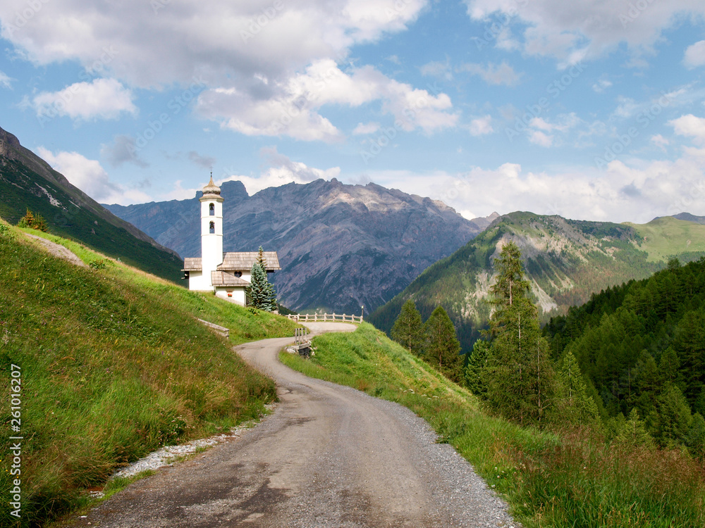 Small church in the Val Federia Small church in the Val Federia